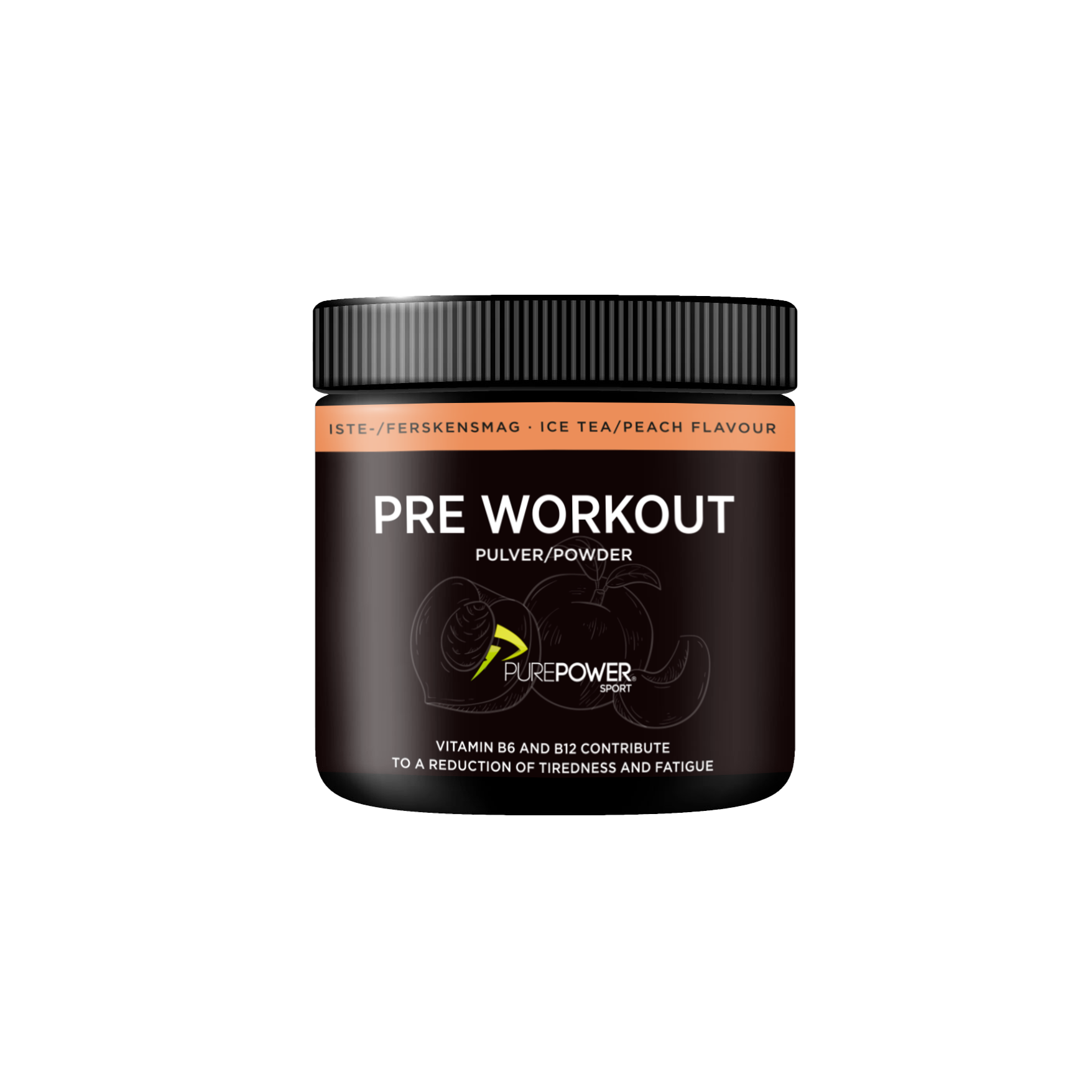 Forfriskende PWO Is Te Peach 300g – Energiboost til Træning!