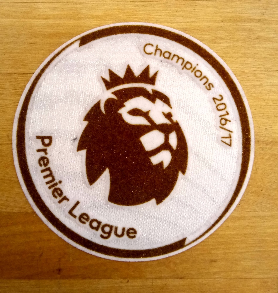 Premier League Mesterbadge 2016-2017 – Guld/Hvid