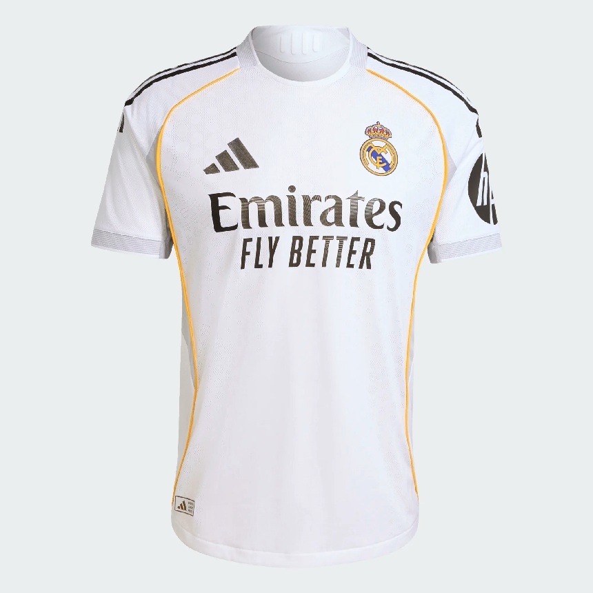 Real Madrid Hjemme Trøje 2025/26 - Autentisk fra Adidas