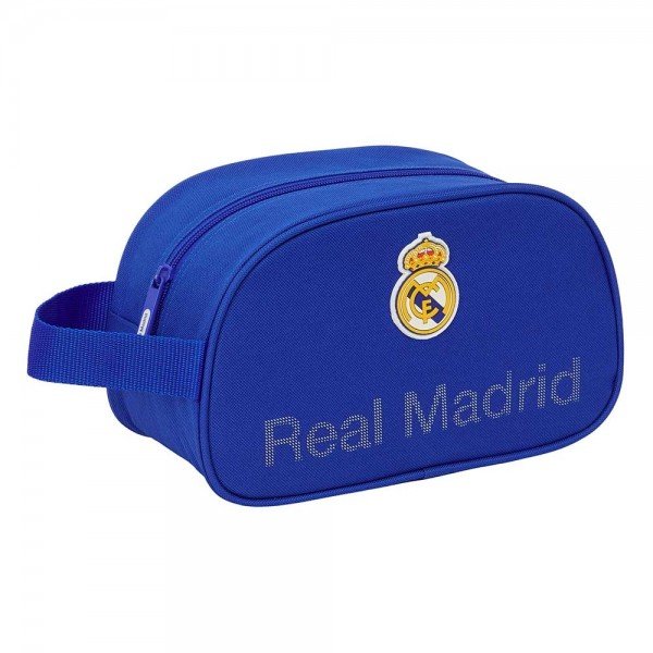 Real Madrid Wash Bag Large 26 Cm Blue-one-size