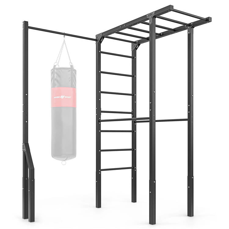 Ribbevæg med Pull-up Stang og Boksepude-holder - Bestil nu!