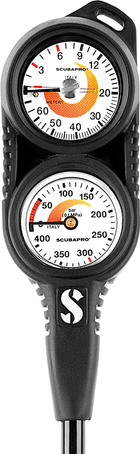 Scubapro Compact Twin Konsol med dybdemåler og manometer