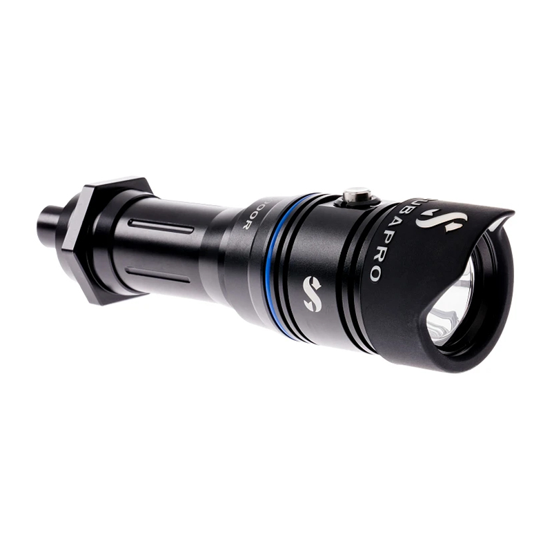 Scubapro Nova 1000R Dykkerlygte med Oplader og Batteri