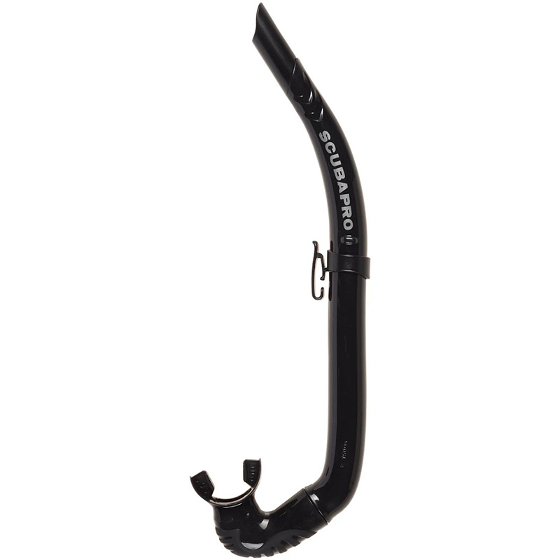 Fleksibel Scubapro Apnea Snorkel i Sort til Snorkling