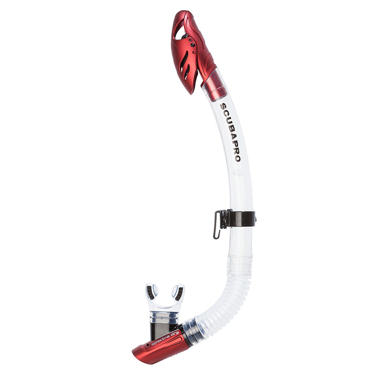Scubapro Snorkel Spectra Dry Rød - Perfekt til Snorkling