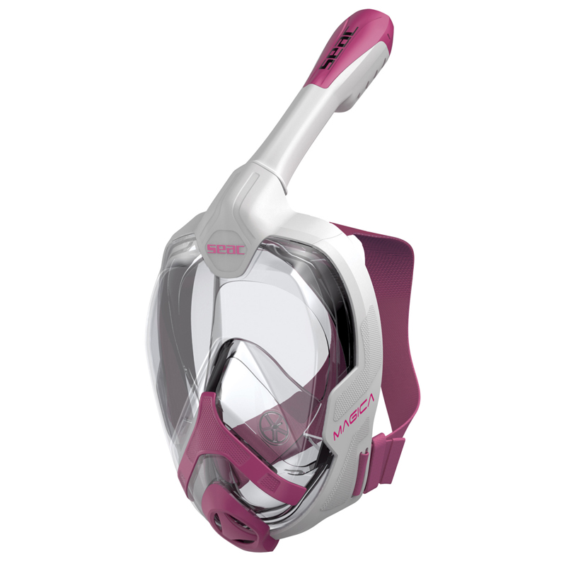 Seac Fullface Maske Magica Slt Pi Hvid Pink