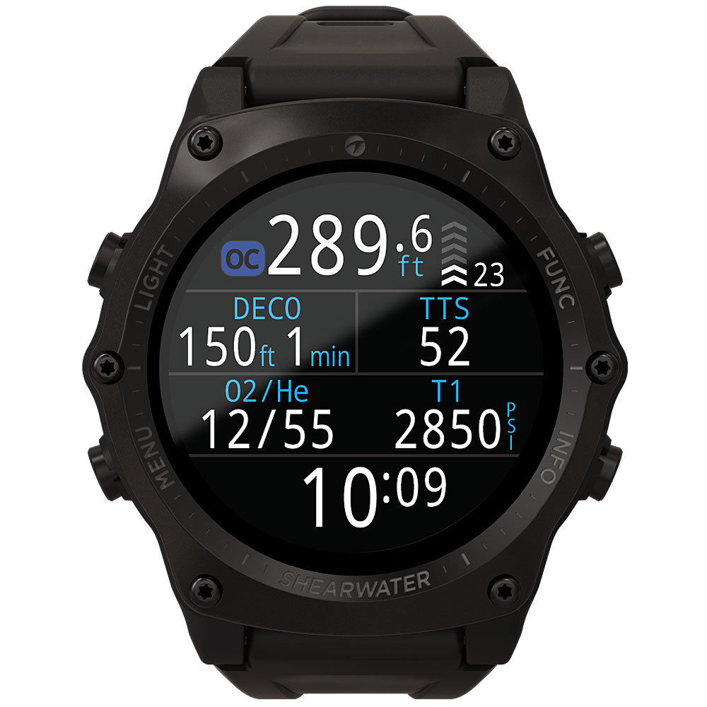 Shearwater Teric Dykkerur Perdix Ti Black – Fantastisk Tilbud!