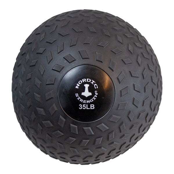 Slammerball 35 lbs - Nordic Strength Black til funktionel træning