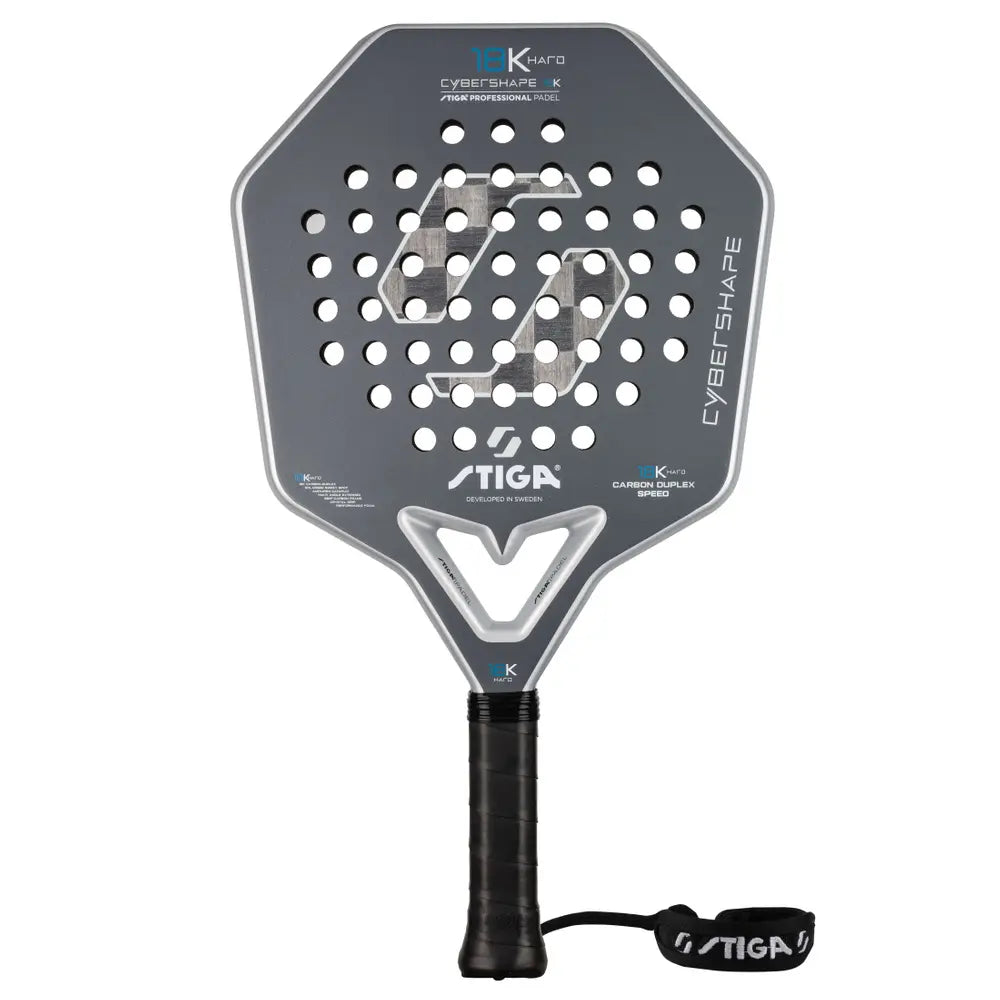 Stiga Cybershape 18k Hard   Padelbat