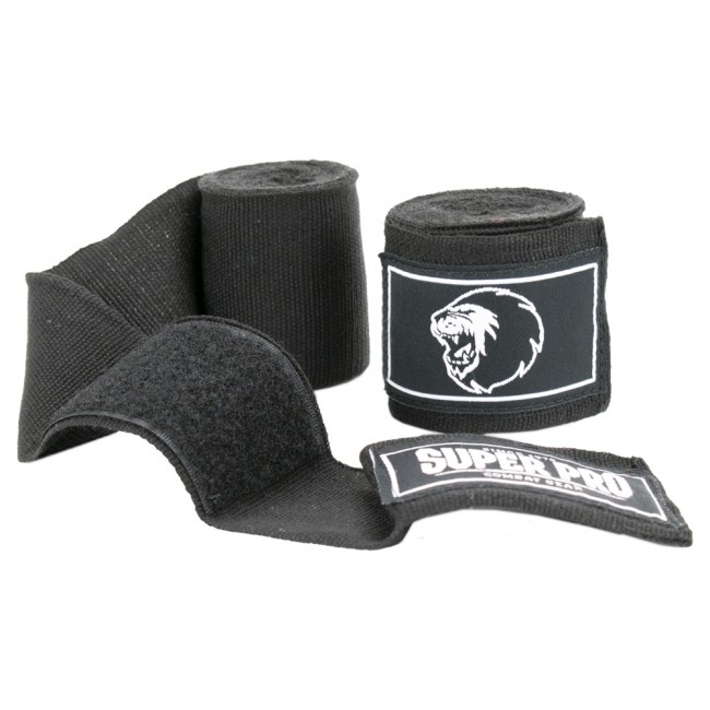 Super Pro  Handwrap 450 Cm  Sort