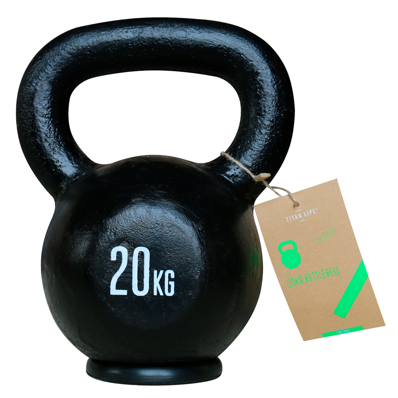Titan Life Kettlebell 20 Kg – Optimal Træning for Alle