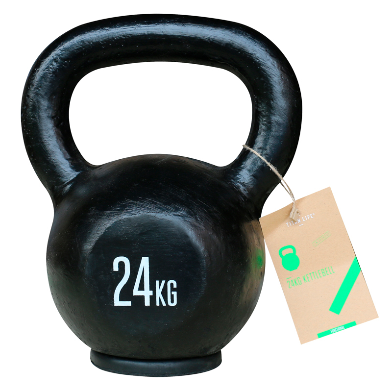 Titan Life Kettlebell 24 Kg – Støbejern Tilbud!