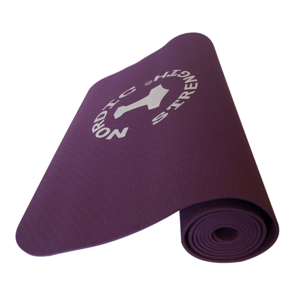 TPE Yogamåtte i Lilla – Kvalitet til Yoga!