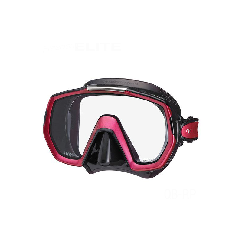 Tusa Dykkermaske Freedom Elite i Sort og Pink - Kampagnetilbud!