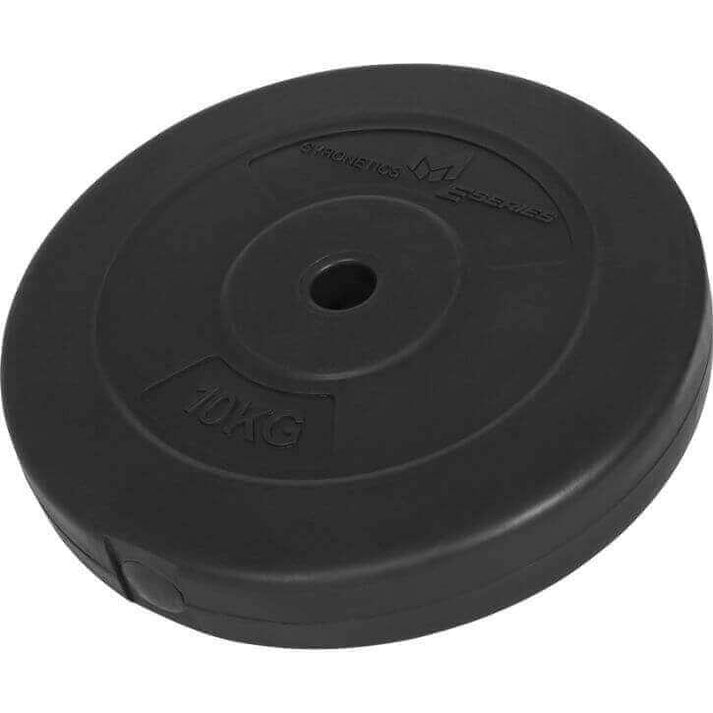 25 Mm Kunststof Vægtskive - 10 Kg Til Styrketræning