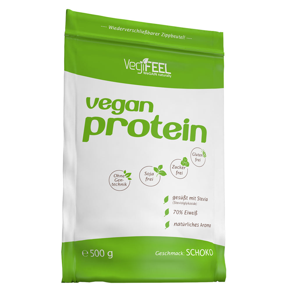 Vegansk Proteinpulver Neutral Smag - 500g Tilbud!