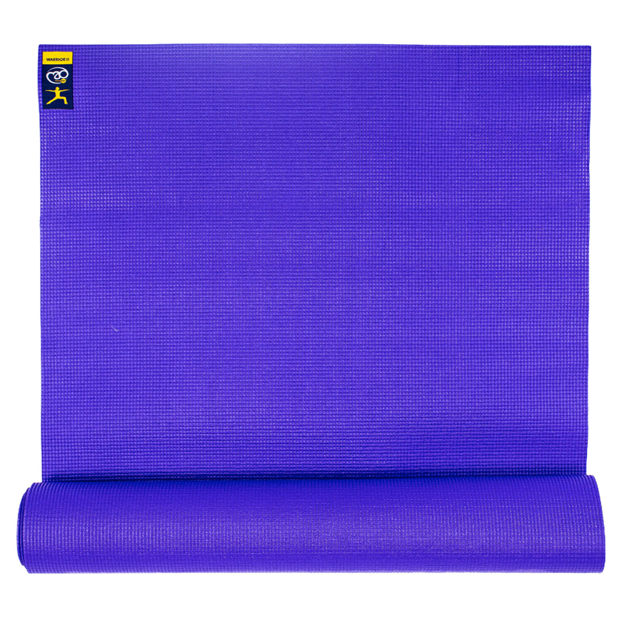 Warrior II Yogamåtte – Lilla på tilbud til yoga!
