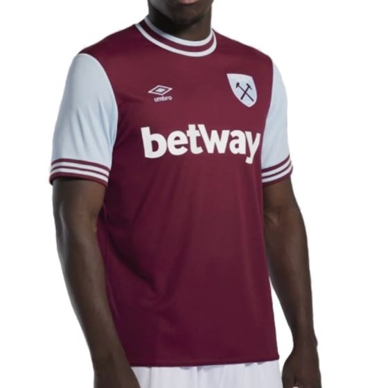 West Ham Hjemme Trøje 2024/25 til Voksne - Officiel Badge