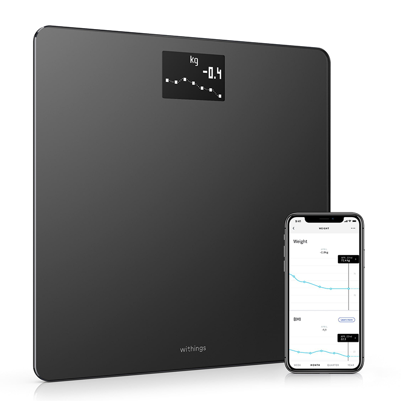 Withings Badevægt Body - Præcise Vægt- og BMI-målinger