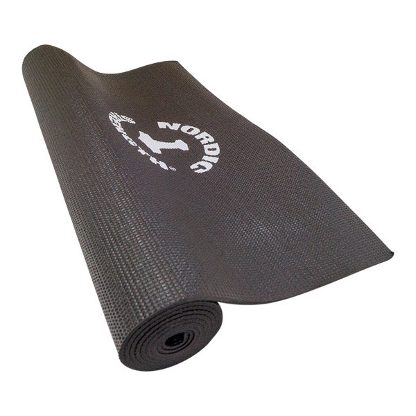 Yogamåtte 4 mm - Sort fra Nordic Strength på tilbud!