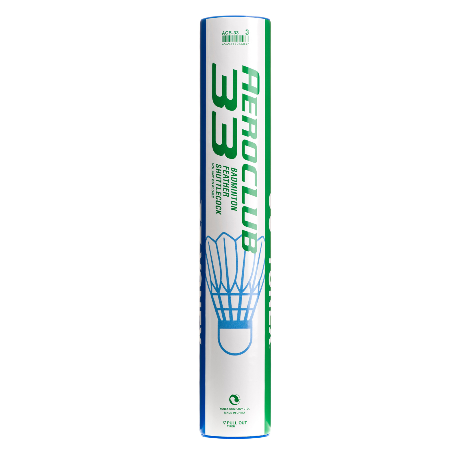 Yonex Aeroclub 33 Fjerbolde - 12 Stk til Badminton