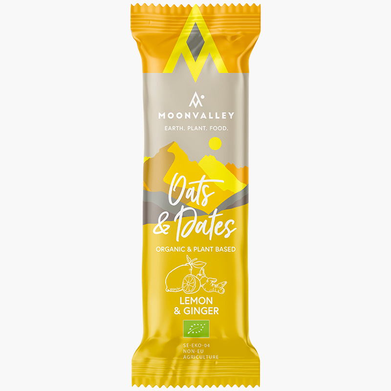 Økologisk Energibar med Citron og Ingefær – Sund Snack