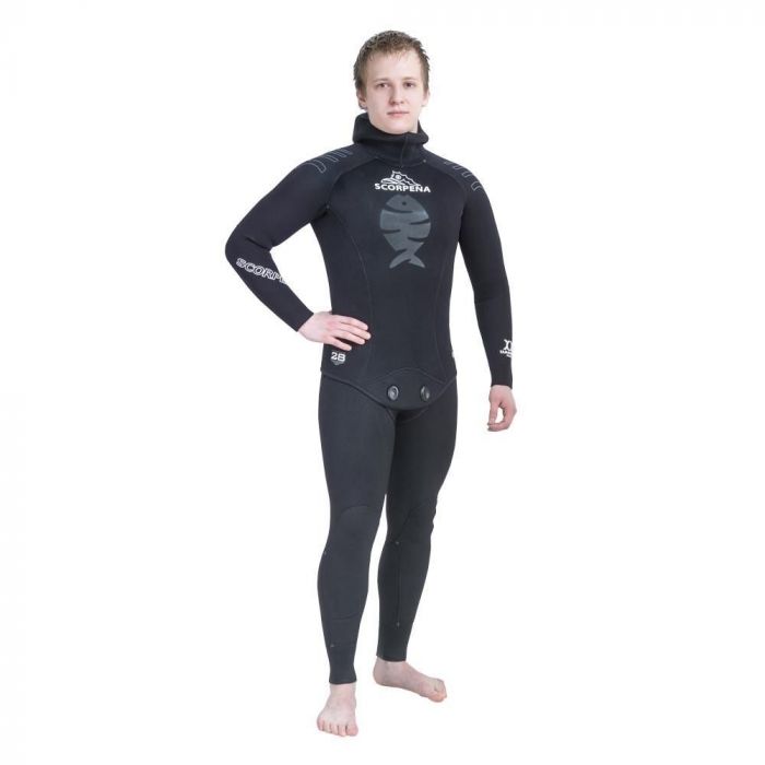 Scorpena A3 7mm Jakke og Long John til UV Dykning