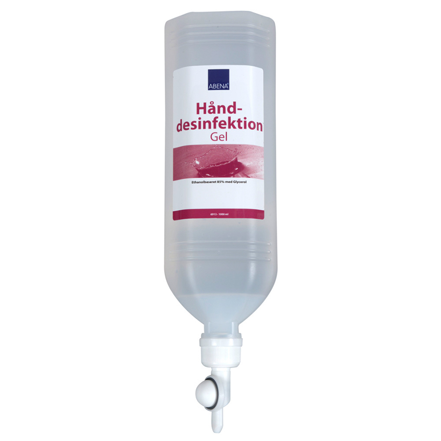 Abena Hånddesinfektionsgel 1000 ml – Effektiv mod bakterier