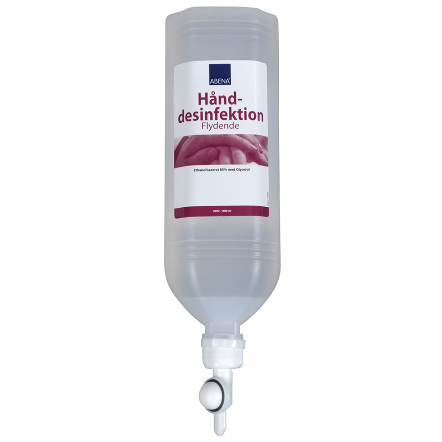 Abena Håndsprit 85% Ethanol 1000 ml - Effektiv Desinfektion