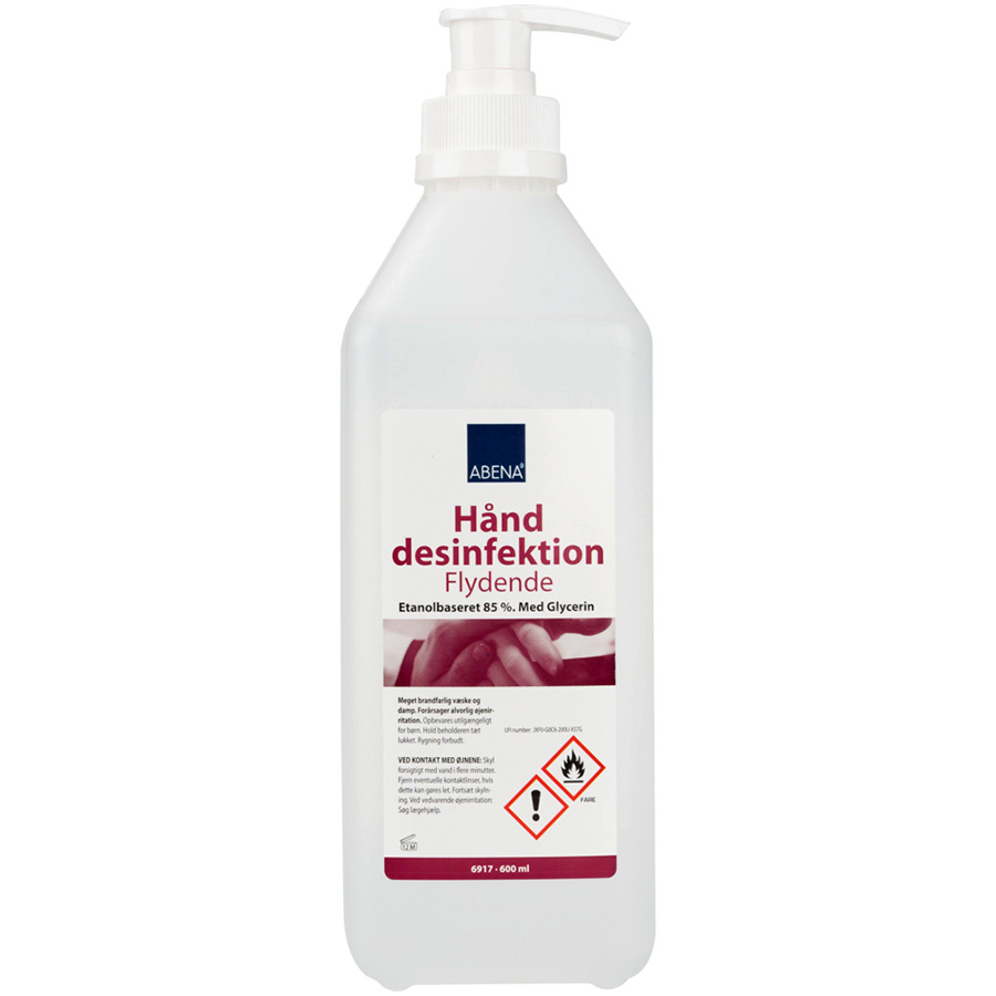 Abena Håndsprit 85% Ethanol 600 Ml – Effektiv Desinfektion