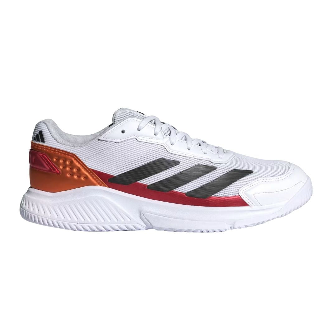 Adidas Courtquick Men Padelsko  Cloud White Core Black Lucid Orange  40