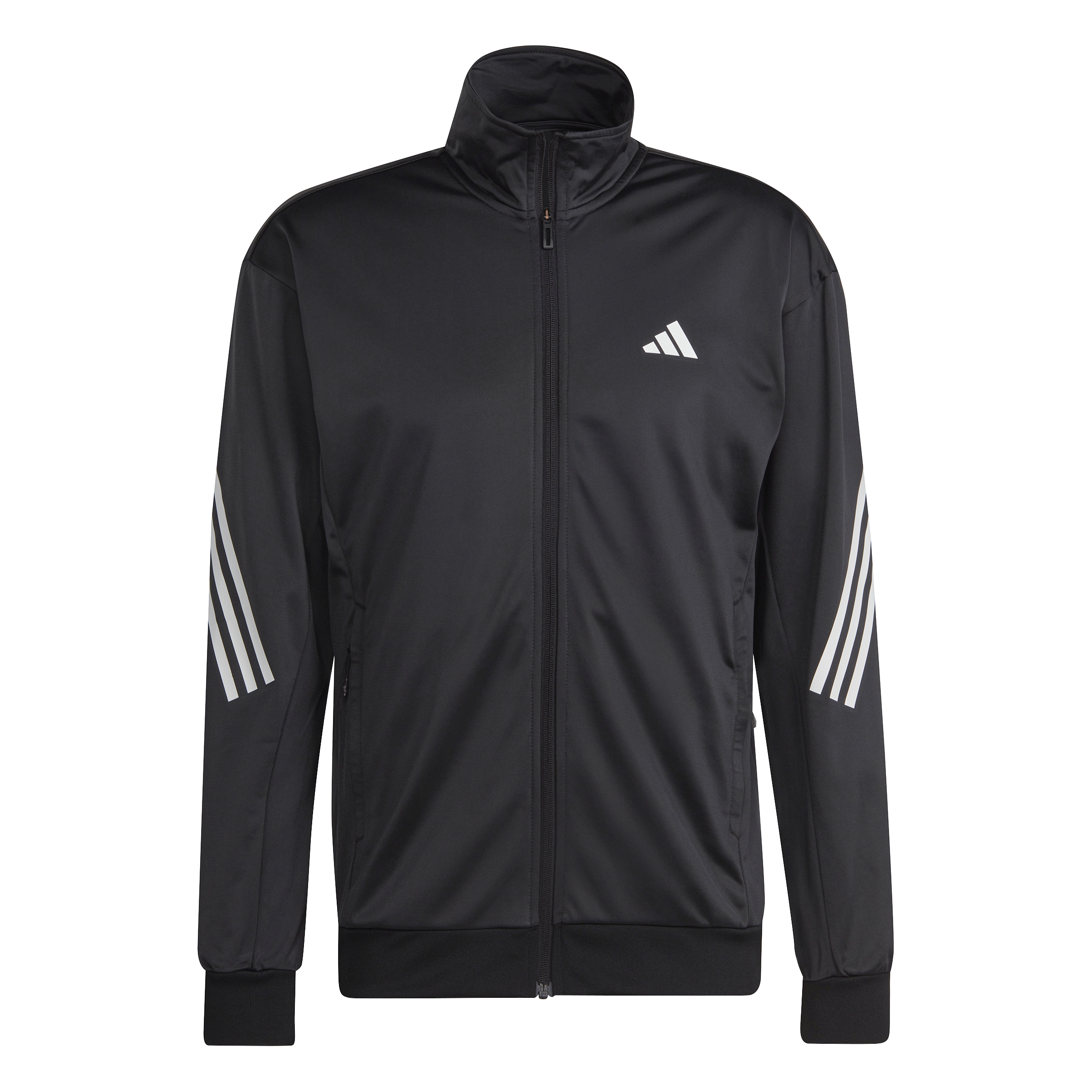 Adidas 3-Stripe Strikket Jakke i Sort - Fantastisk Tilbud!