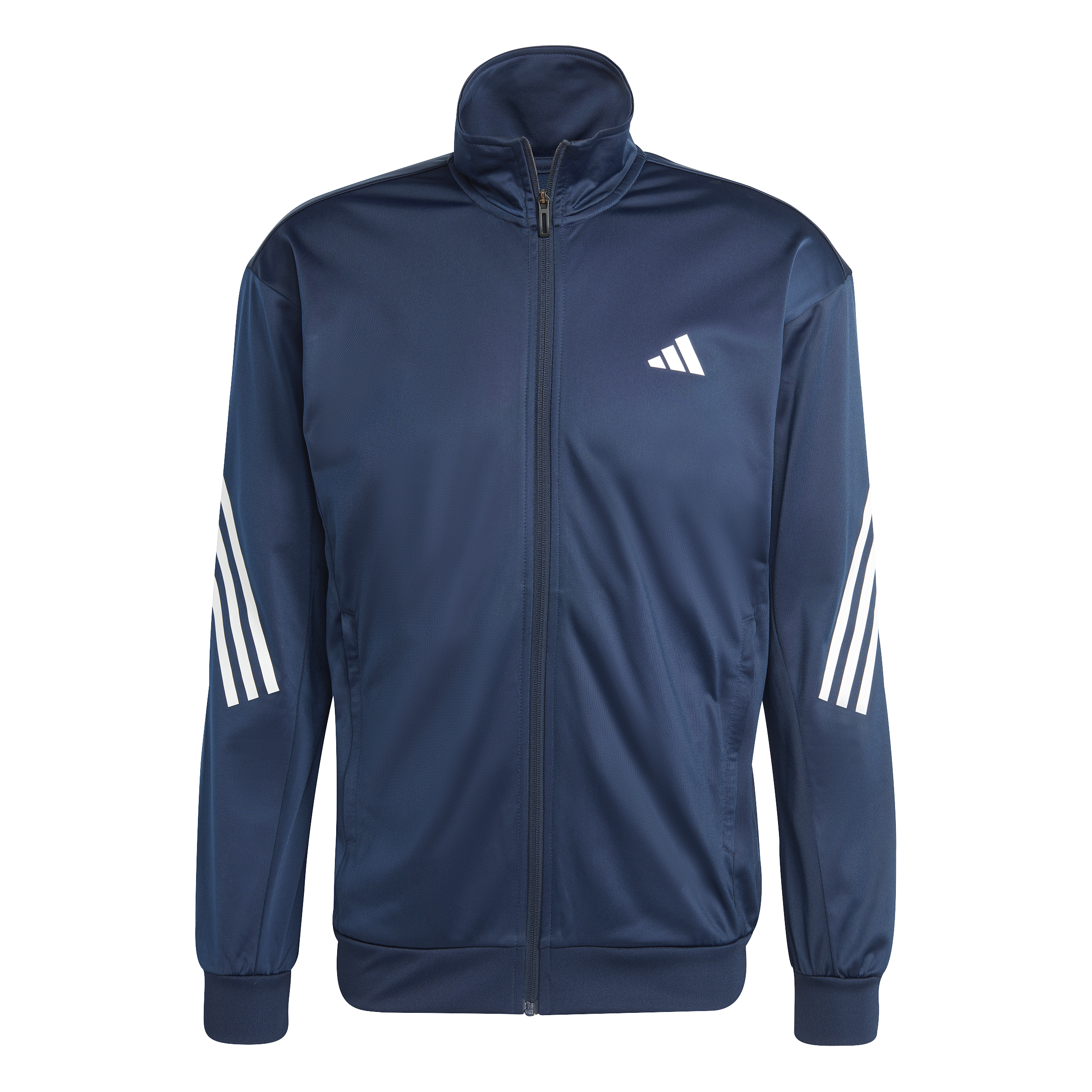 Adidas 3-Stripe Strikket Jakke - Marineblå Tilbud!