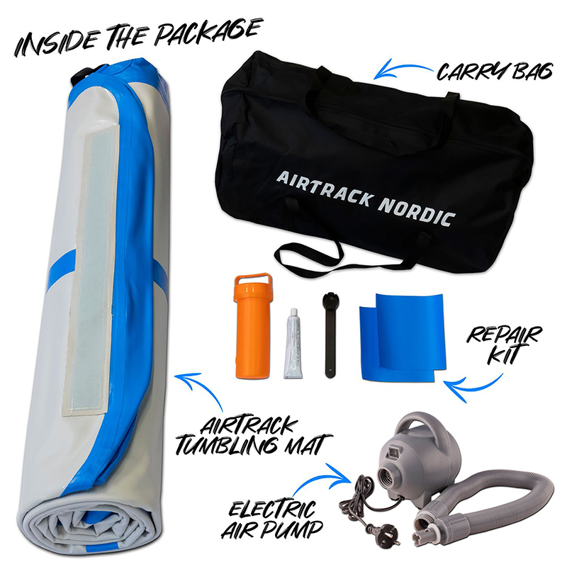 Airtrack Nordic Standard 5m med Elektrisk Pumpe - Mint