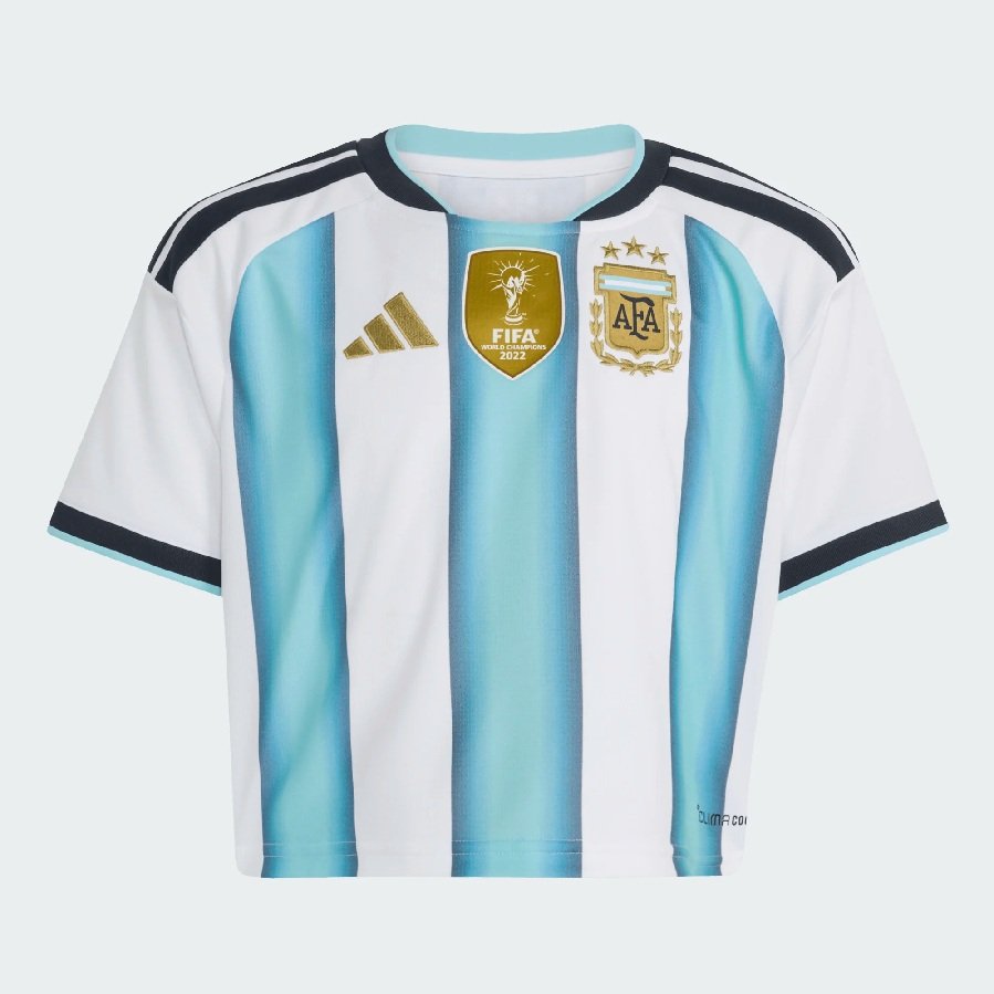 Argentina Home Jersey World Cup 2026 Crop Top-