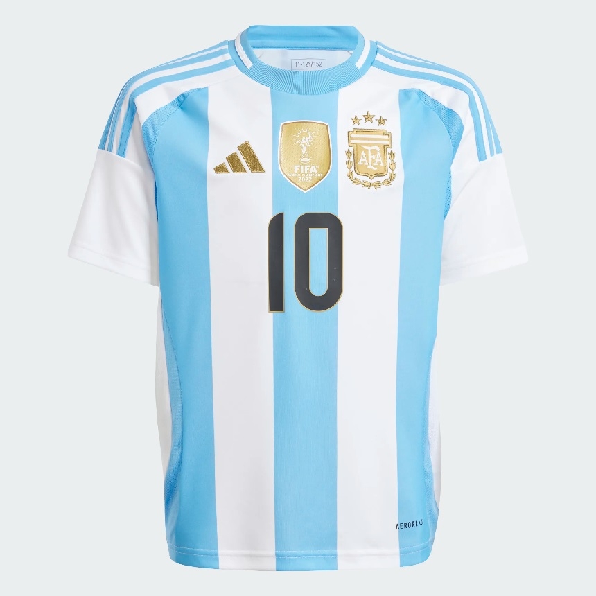 Argentina Hjemmeshirt 2024/26 - Ungdomsmodel - Messi 10