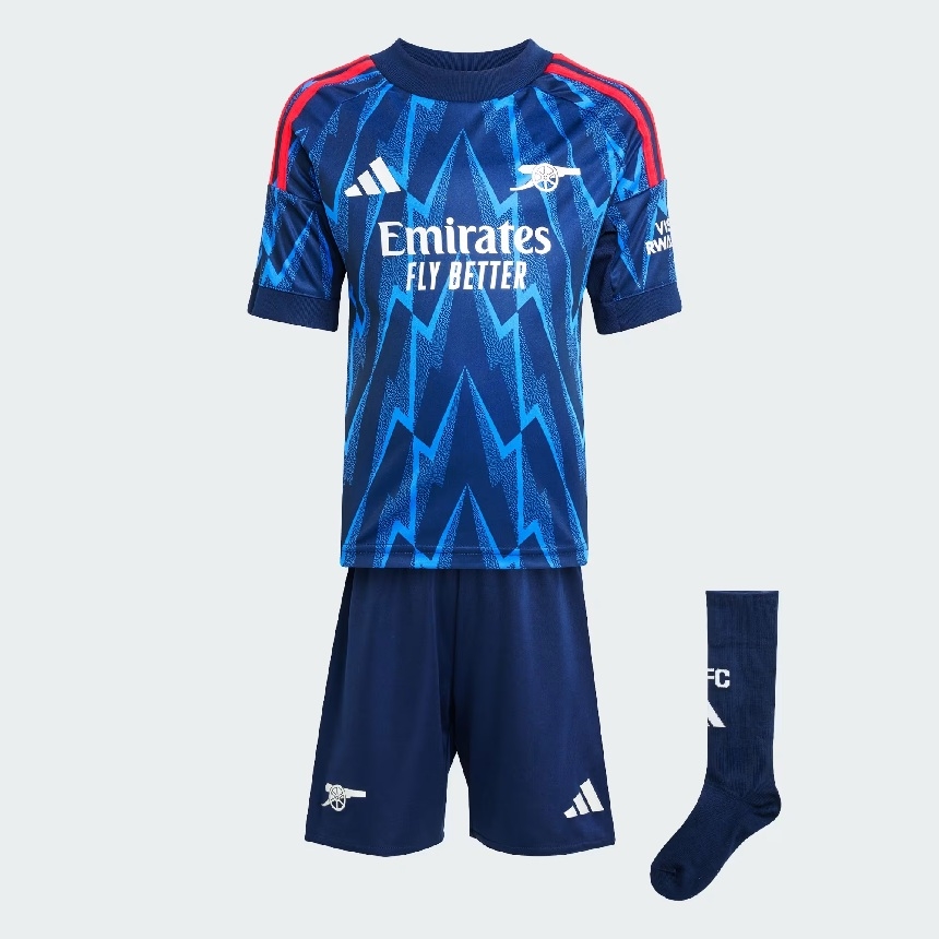 Arsenal Udebanetrøje 2025/26 til Små Drenge - Tilbud!