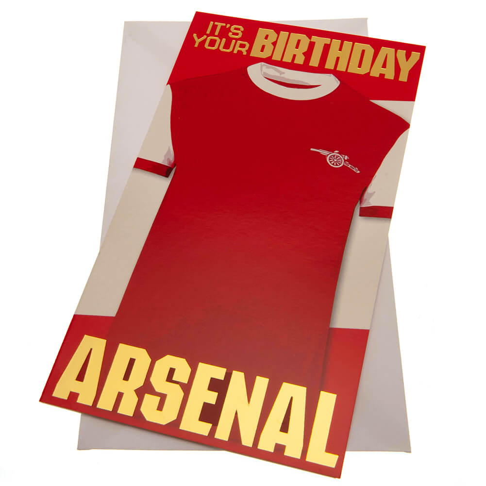 Arsenal FC Fødselsdagskort - Officiel Licens Produkt