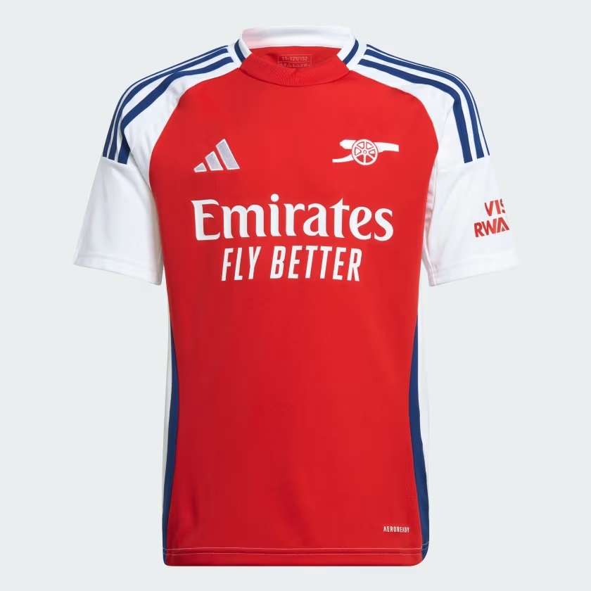 Arsenal Hjemme Trøje 2024/25 til Børn – Ungdomsmodel