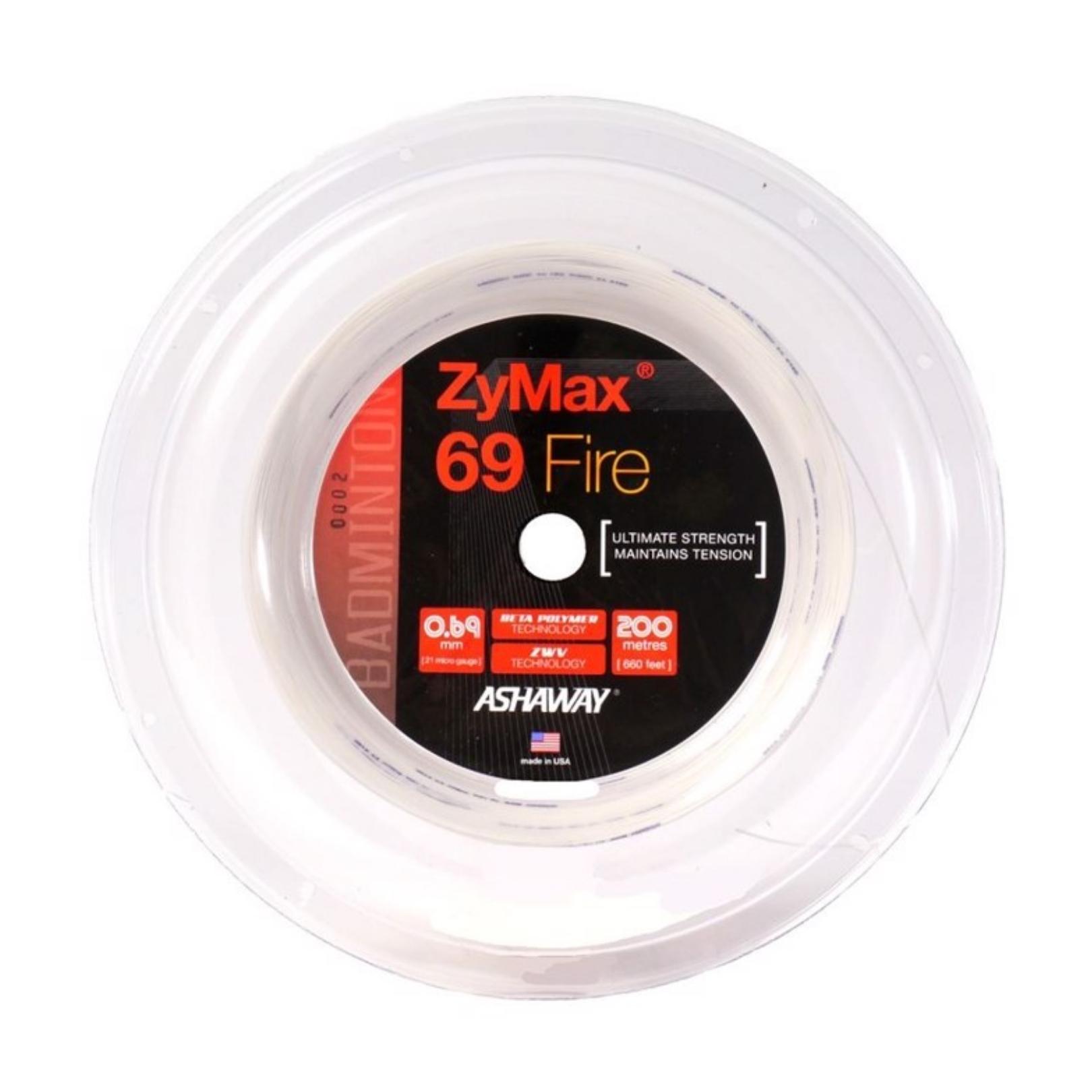 Ashaway Zymax 69 Fire 200m – Holdbar badmintonstreng!