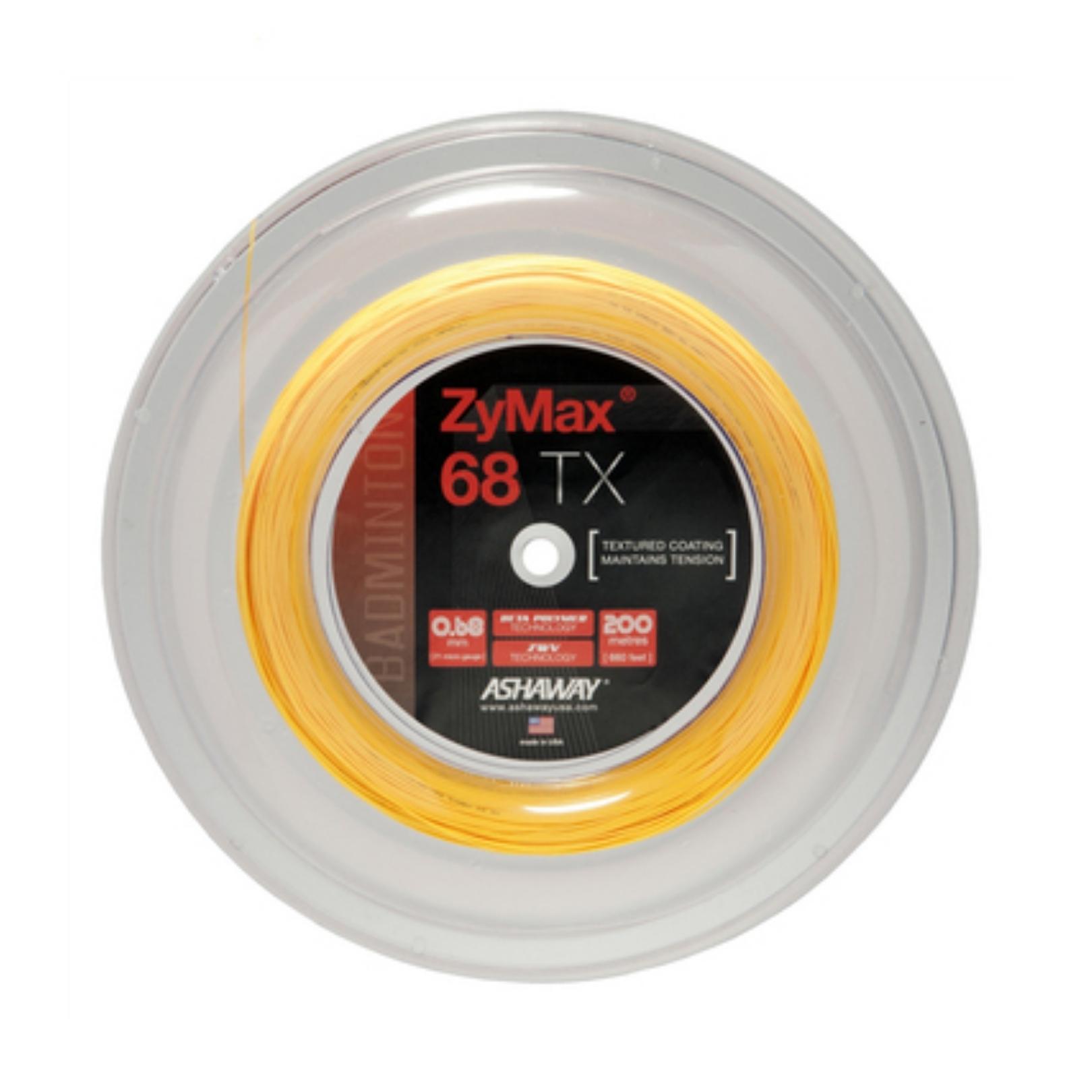 Ashaway Zymax 68 TX 200m – Badmintonstreng i Gul
