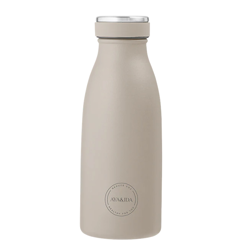 Aya Amp Ida 350 Ml Drikkeflaske – Cream Beige Tilbud!