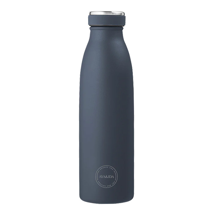 Aya Amp Ida Drikkeflaske 500 Ml – Mørkeblå Tilbud!