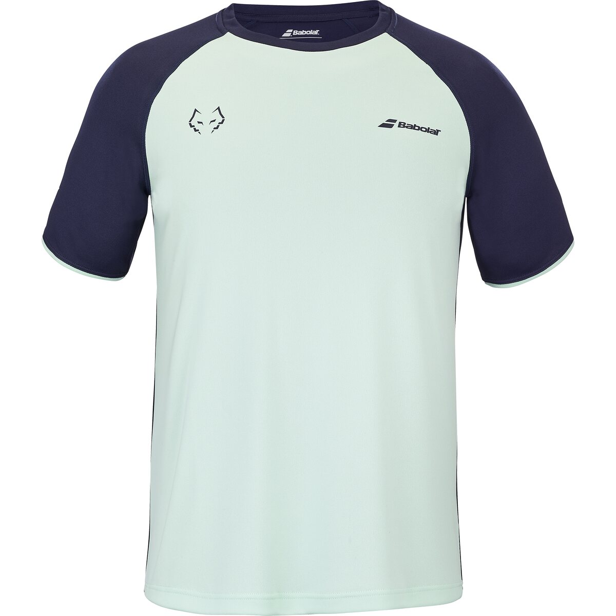 Babolat Padel T-Shirt Juan Lebron – Lys Grøn/Navy