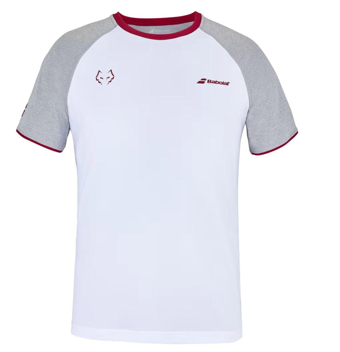Babolat Crew Neck T-shirt Juan Lebron - Hvid Udsalg!