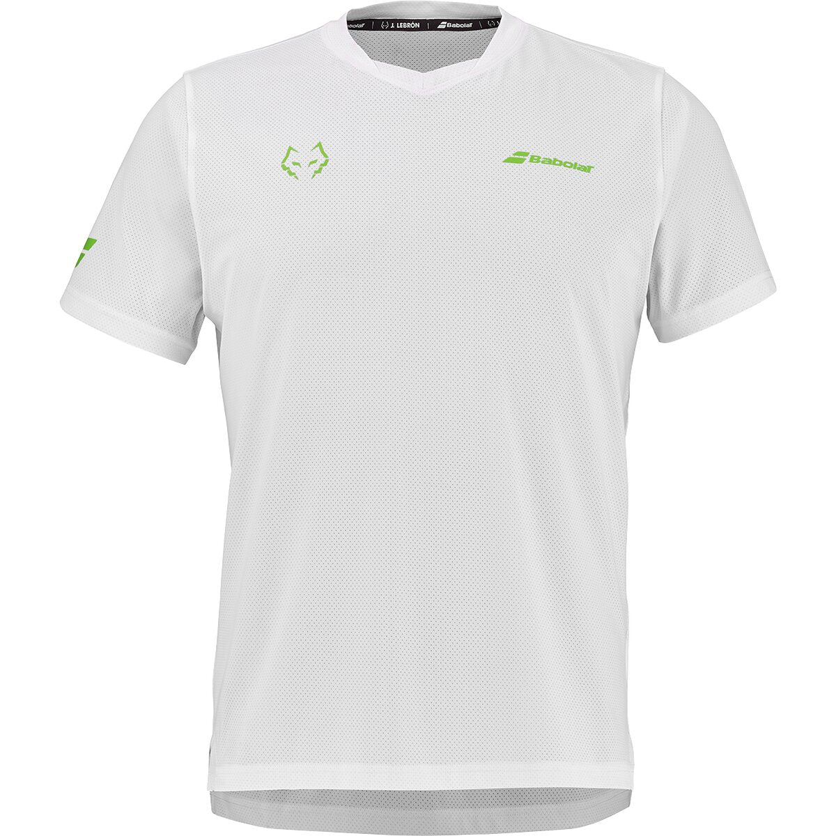 Babolat Crew Neck T-shirt Juan Lebron - Hvid Komfortabelt Design
