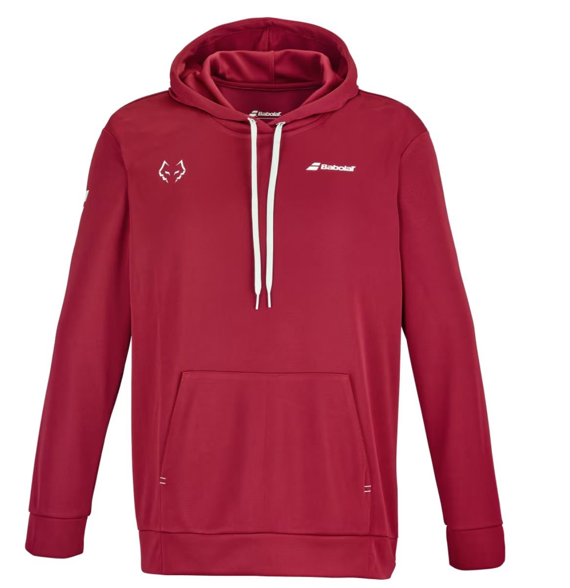 Babolat Hoodie Juan Lebron i Rød Dahlia - Tilbud!