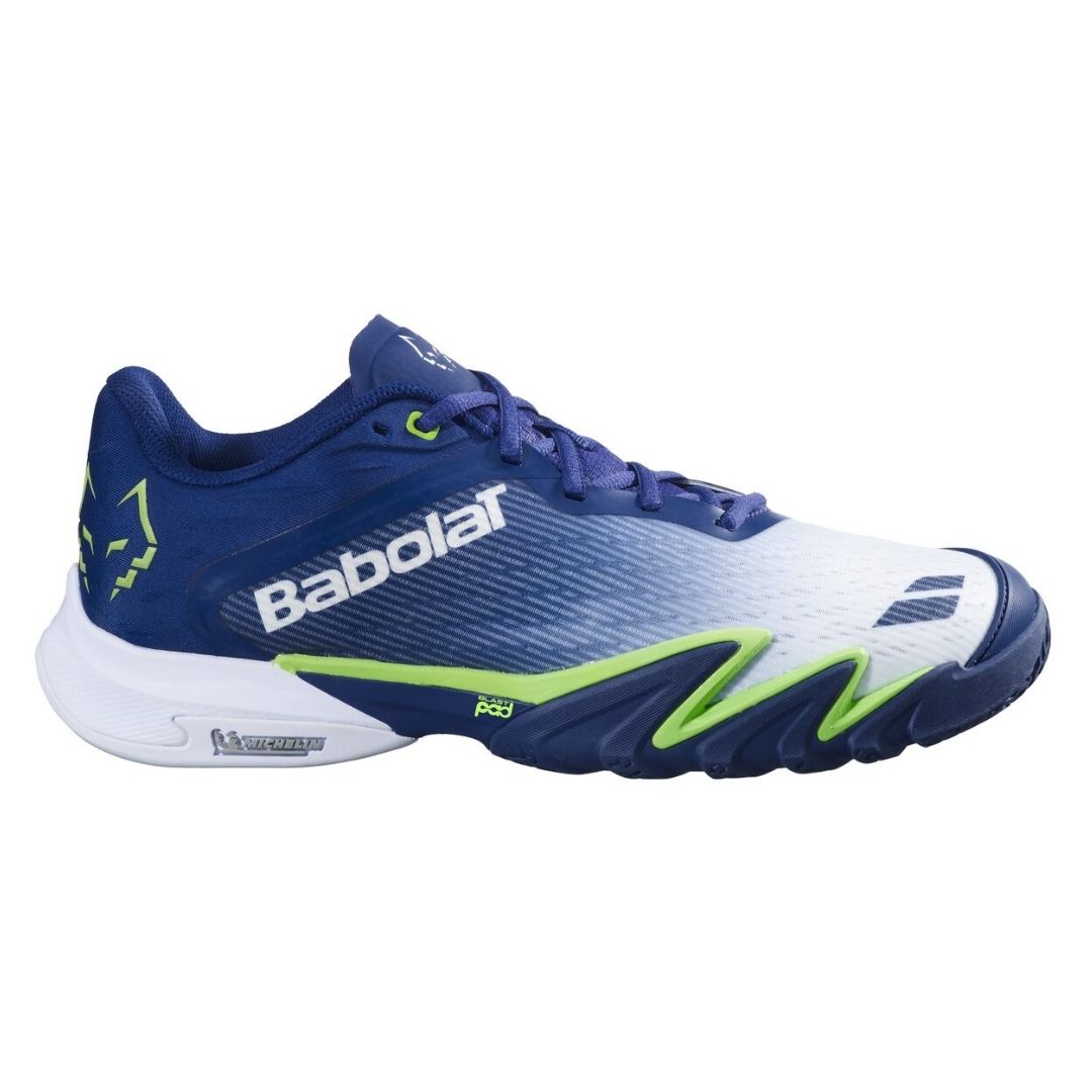 Babolat Jet Premura   Men Juan Lebron Padelsko  Blue Depths Green Flash  41