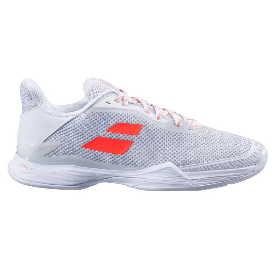 Babolat Jet Tere Clay Women Padelsko  White Living Coral  38
