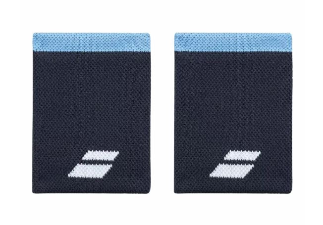 Babolat Logo Jumbo Wristbands   -pak  Heritage Blue